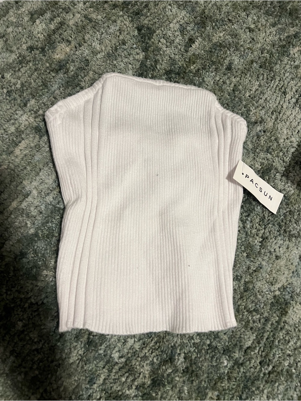Pacsun LA Hearts Women’s White Ribbed Knit Tube Top Size XS